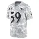 ＃59 Youth Malik Hamm Arctic Camo Limited Baltimore Ravens 2024 Salute to Service Jersey
