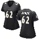 ＃62 Women's John Jenkins Black Game Baltimore Ravens Jersey