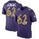 ＃62 Youth John Jenkins Purple Legend Baltimore Ravens Color Rush Jersey
