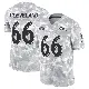 ＃66 Men's Ben Cleveland Arctic Camo Limited Baltimore Ravens 2024 Salute to Service Jersey