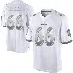 ＃66 Youth Ben Cleveland White Limited Baltimore Ravens Platinum Jersey