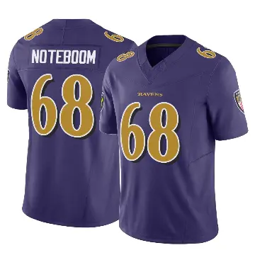＃68 Youth Joseph Noteboom Purple Limited Baltimore Ravens Vapor F.U.S.E. Jersey