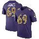 ＃69 Men's Jayson Jones Purple Legend Baltimore Ravens Color Rush Jersey