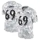 ＃69 Men's Josh Tupou Arctic Camo Limited Baltimore Ravens 2024 Salute to Service Jersey