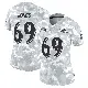 ＃69 Women's Jayson Jones Arctic Camo Limited Baltimore Ravens 2024 Salute to Service Jersey