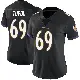 ＃69 Women's Josh Tupou Black Limited Baltimore Ravens Alternate Vapor Untouchable Jersey