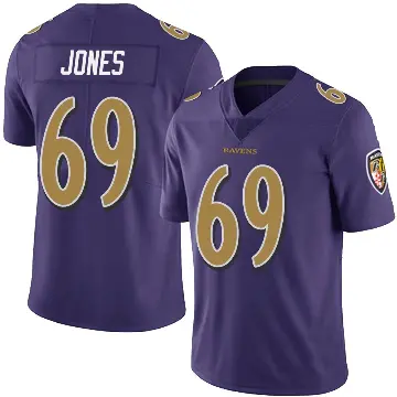 ＃69 Youth Jayson Jones Purple Limited Baltimore Ravens Team Color Vapor Untouchable Jersey