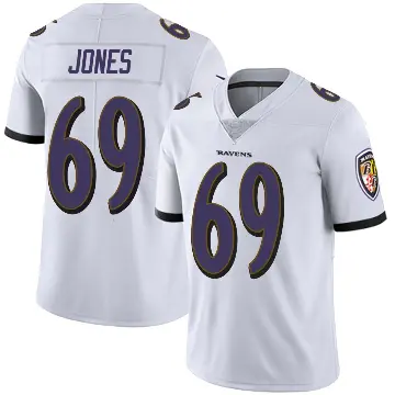 ＃69 Youth Jayson Jones White Limited Baltimore Ravens Vapor Untouchable Jersey
