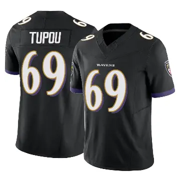 ＃69 Youth Josh Tupou Black Limited Baltimore Ravens Vapor F.U.S.E. Jersey