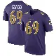 ＃69 Youth Josh Tupou Purple Legend Baltimore Ravens Color Rush Jersey