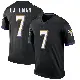 ＃7 Youth Rashod Bateman Black Legend Baltimore Ravens Jersey