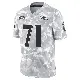 ＃71 Men's Carson Vinson Arctic Camo Limited Baltimore Ravens 2024 Salute to Service Jersey