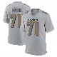＃71 Youth Carson Vinson Gray Game Baltimore Ravens Atmosphere Fashion Jersey