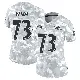 ＃73 Women's Marshal Yanda Arctic Camo Limited Baltimore Ravens 2024 Salute to Service Jersey