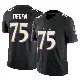 ＃75 Men's Jonathan Ogden Black Limited Baltimore Ravens Vapor F.U.S.E. Jersey