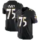 ＃75 Youth Jonathan Ogden Black Limited Baltimore Ravens Alternate Vapor Untouchable Jersey