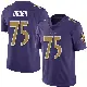 ＃75 Youth Jonathan Ogden Purple Limited Baltimore Ravens Team Color Vapor Untouchable Jersey