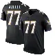 ＃77 Men's Daniel Faalele Black Legend Baltimore Ravens Jersey