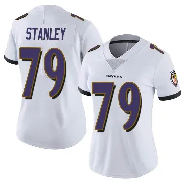＃79 Women's Ronnie Stanley White Limited Baltimore Ravens Vapor Untouchable Jersey