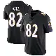 ＃82 Men's Dayton Wade Black Limited Baltimore Ravens Alternate Vapor Untouchable Jersey