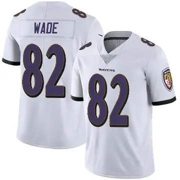 ＃82 Youth Dayton Wade White Limited Baltimore Ravens Vapor Untouchable Jersey