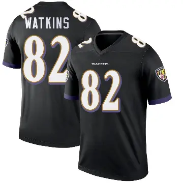 ＃82 Youth Sammy Watkins Black Legend Baltimore Ravens Jersey