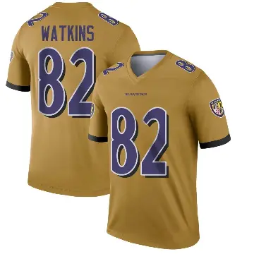 ＃82 Youth Sammy Watkins Gold Legend Baltimore Ravens Inverted Jersey