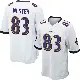 ＃83 Youth LaJohntay Wester White Game Baltimore Ravens Jersey
