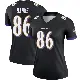 ＃86 Women's Jahmal Banks Black Legend Baltimore Ravens Jersey