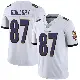＃87 Men's Xavier Guillory White Limited Baltimore Ravens Vapor Untouchable Jersey