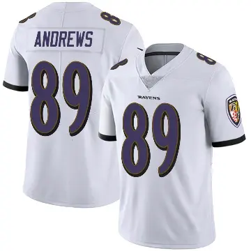 ＃89 Youth Mark Andrews White Limited Baltimore Ravens Vapor Untouchable Jersey