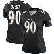 ＃90 Women's David Ojabo Black Legend Baltimore Ravens Jersey