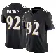 ＃92 Men's Nnamdi Madubuike Black Limited Baltimore Ravens Vapor F.U.S.E. Jersey