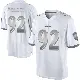 ＃92 Men's Nnamdi Madubuike White Limited Baltimore Ravens Platinum Jersey
