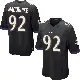 ＃92 Youth Nnamdi Madubuike Black Game Baltimore Ravens Jersey