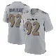 ＃92 Youth Nnamdi Madubuike Gray Game Baltimore Ravens Atmosphere Fashion Jersey