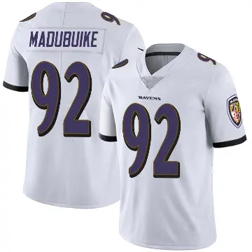 ＃92 Youth Nnamdi Madubuike White Limited Baltimore Ravens Vapor Untouchable Jersey