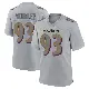 ＃93 Men's Chris Wormley Gray Game Baltimore Ravens Atmosphere Fashion Jersey