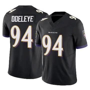 ＃94 Men's Adedayo Odeleye Black Limited Baltimore Ravens Vapor F.U.S.E. Jersey