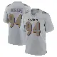 ＃94 Youth Adedayo Odeleye Gray Game Baltimore Ravens Atmosphere Fashion Jersey