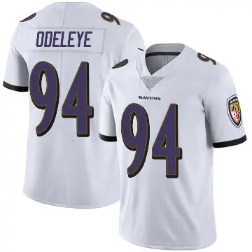 ＃94 Youth Adedayo Odeleye White Limited Baltimore Ravens Vapor Untouchable Jersey