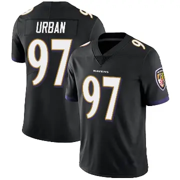 ＃97 Youth Brent Urban Black Limited Baltimore Ravens Alternate Vapor Untouchable Jersey