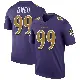 ＃99 Men's Odafe Oweh Purple Legend Baltimore Ravens Color Rush Jersey