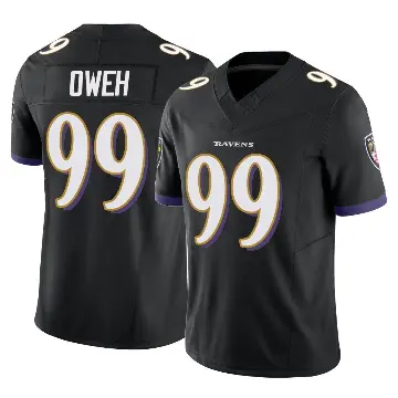 ＃99 Youth Odafe Oweh Black Limited Baltimore Ravens Vapor F.U.S.E. Jersey