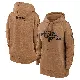 Women's Brown Baltimore Ravens 2023 Salute to Service Pullover Hoodie